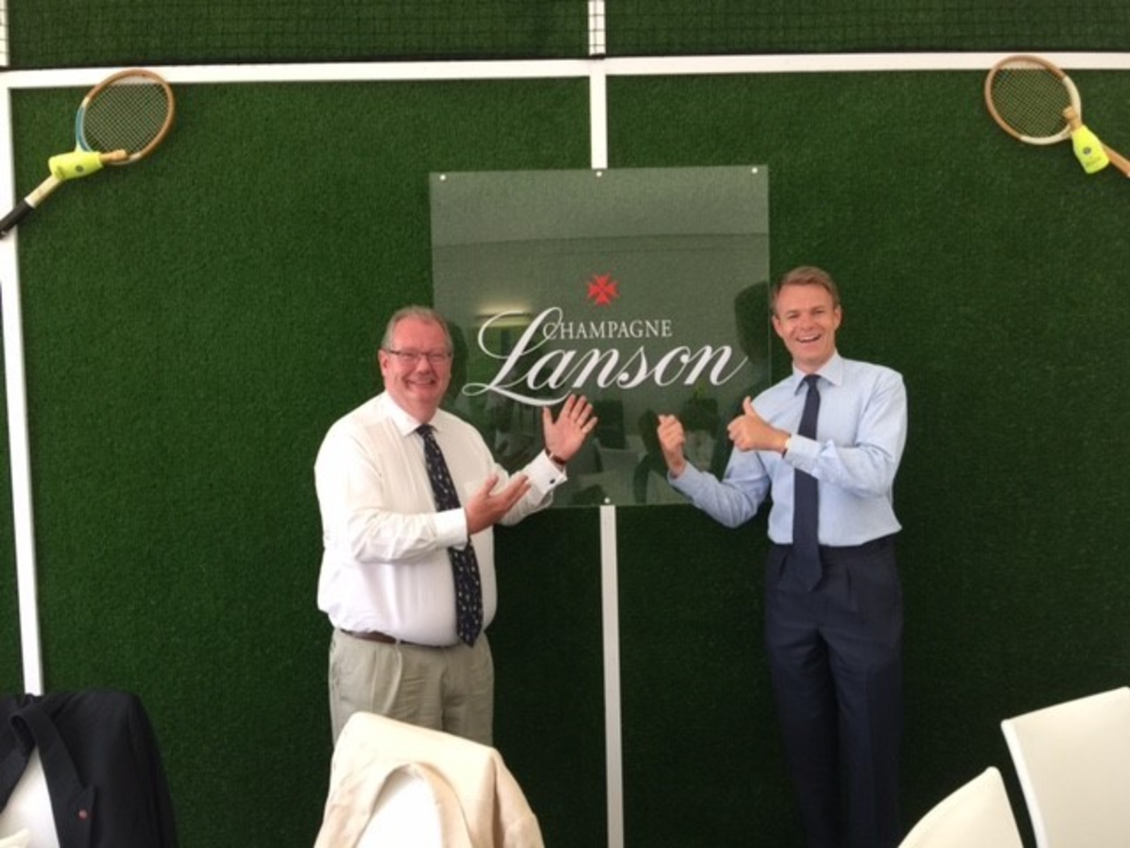 Wimbledon With Client Lanson Champagne 2015 