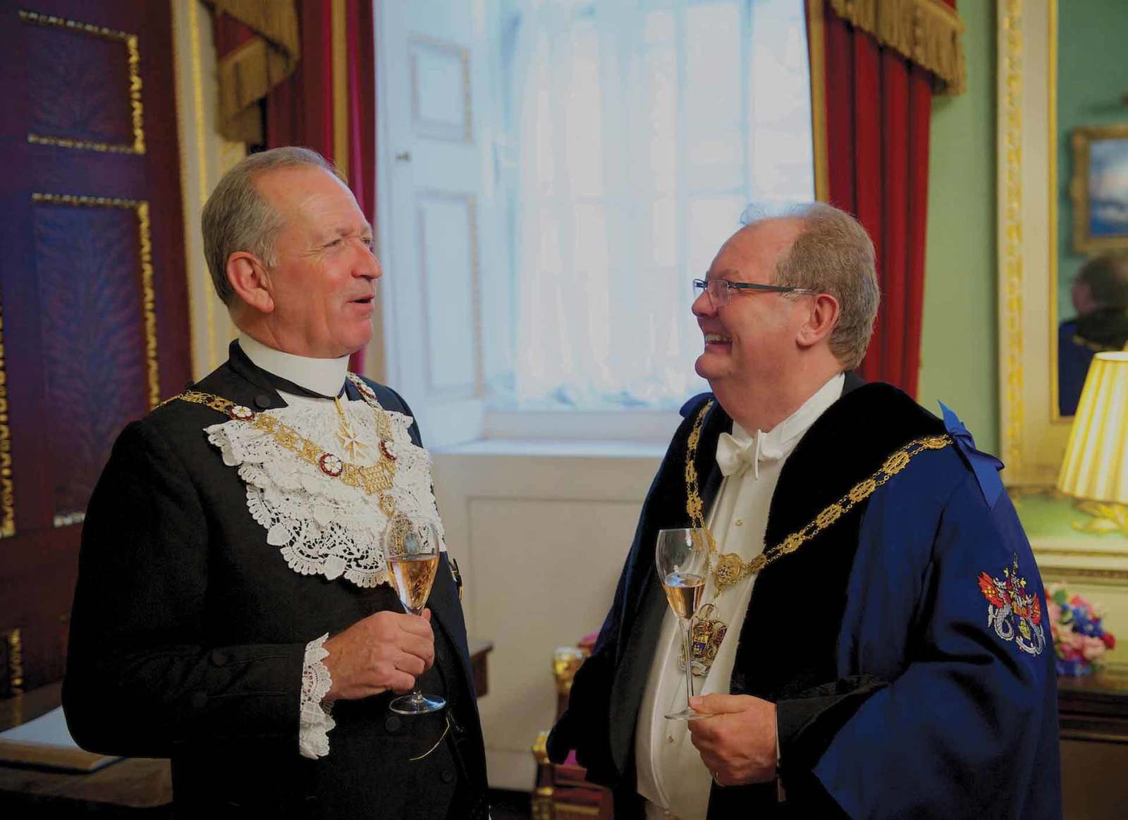 With Lord Mayor Alan Yarrow