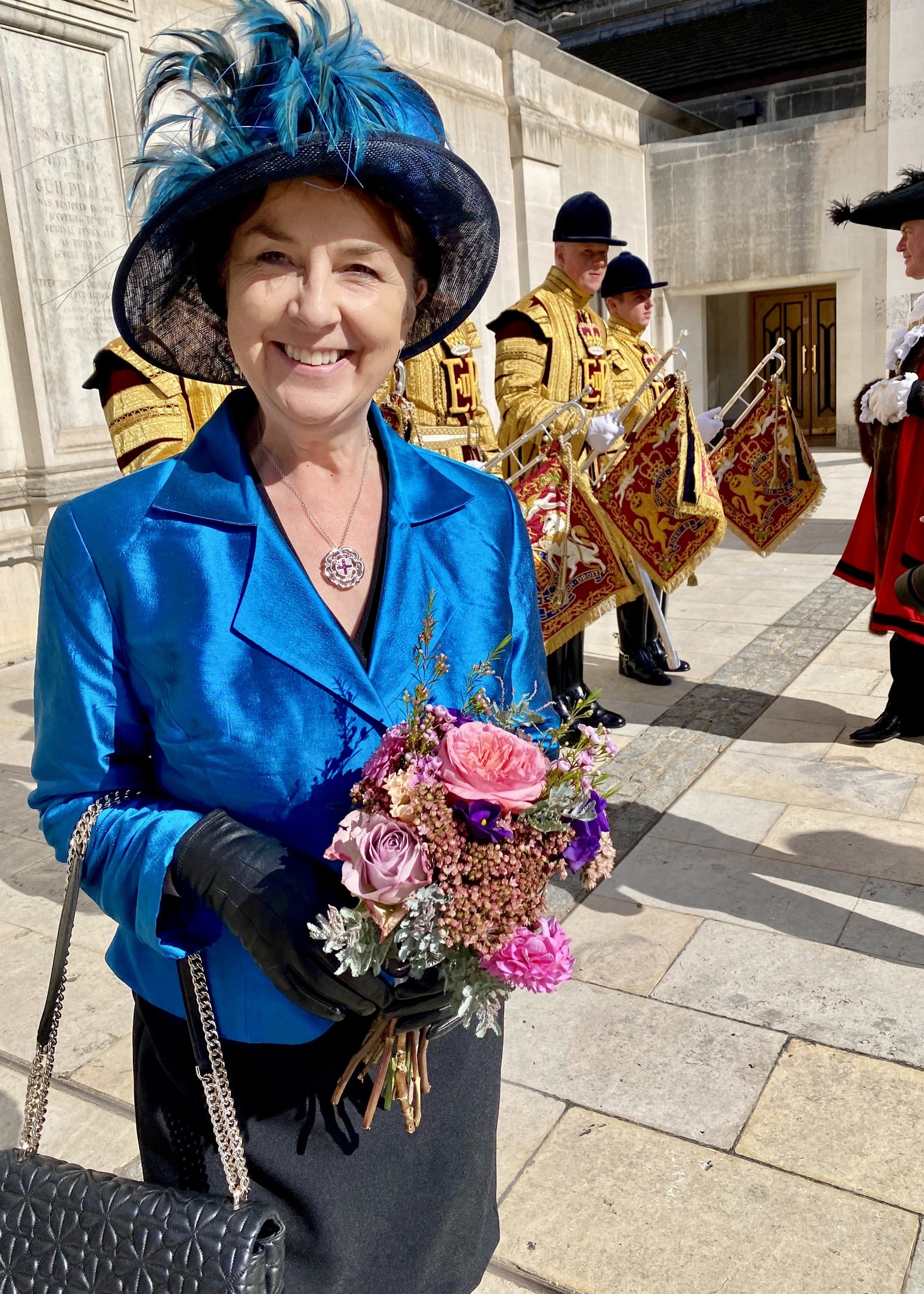 29 Sept 22 - The State trumpeters, Lord Mayor…and Marian!