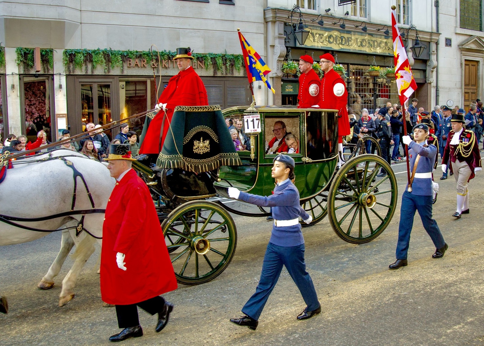 12 Nov 22 - In the Lord Mayor’s Show with my Chaplain, Cannon Dr Alison Joyce