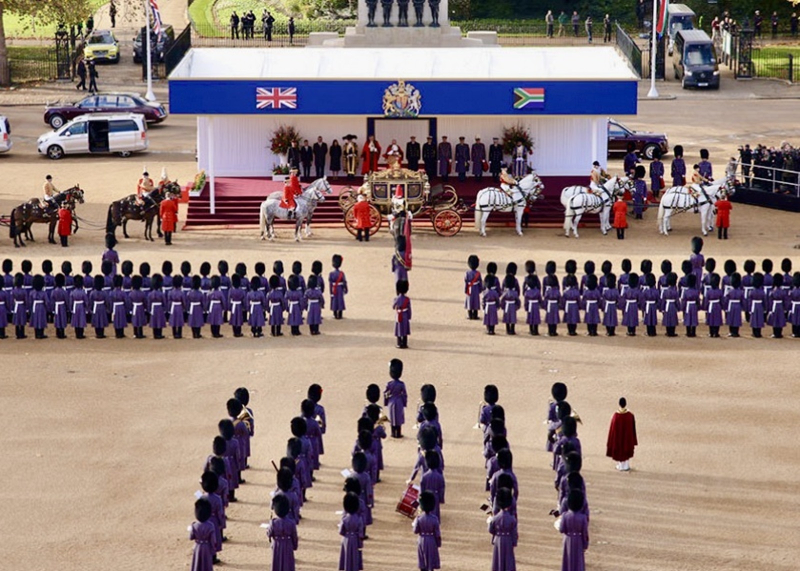 22 Nov 22 - Honoured to join HM the King in greeting President Ramaphosa at Horse Guard’s Parade