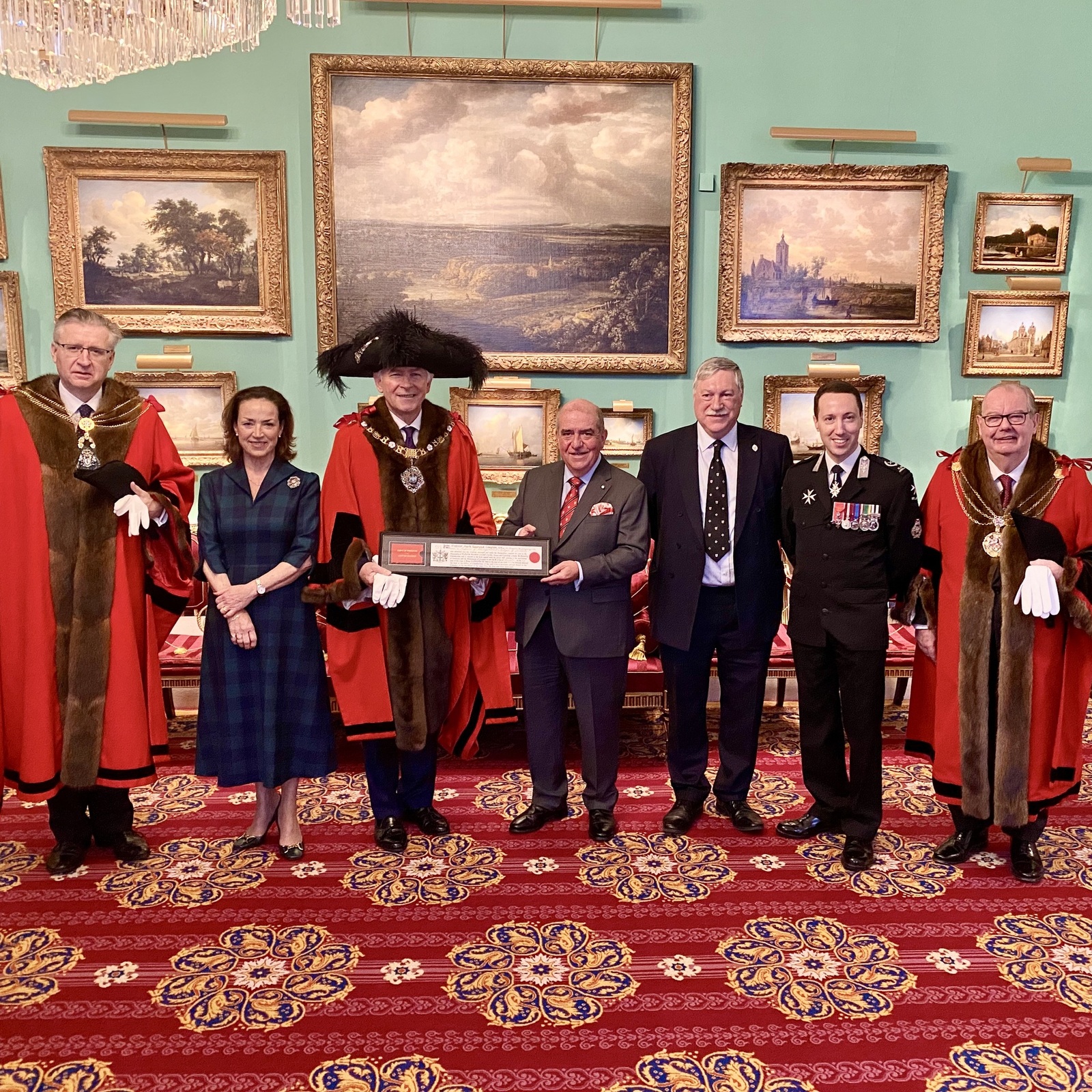 9 Dec 22 - The Freedom ceremony for Professor Mark Compton, Prior of The Order of St John