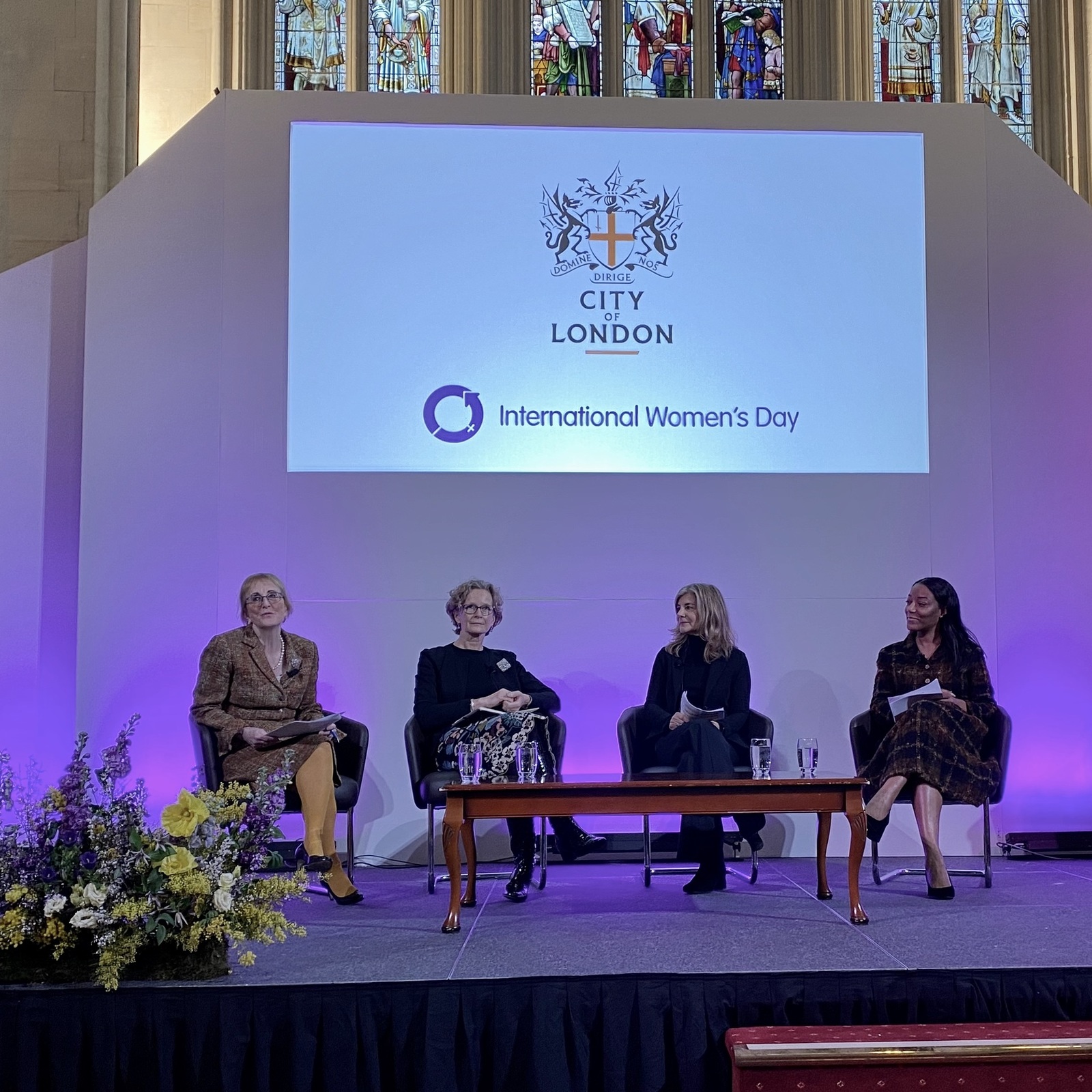 10 Mar 23 - Delighted to hear such inspirational women speak at the International Women’s Day Breakfast at Guildhall. 