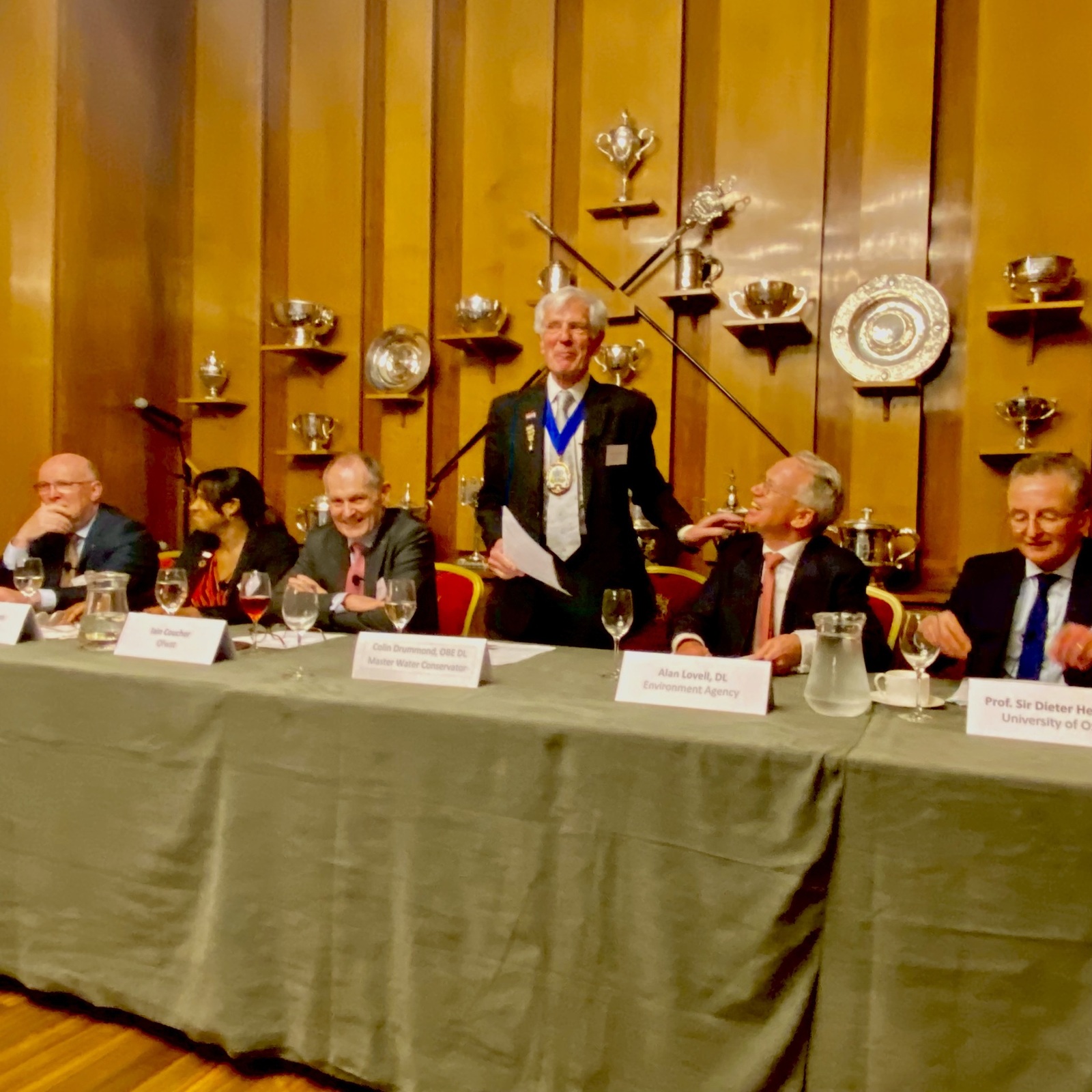 21 Mar 23 - A truly stimulating and educational evening at The City Water Debate held at Bakers' Hall.