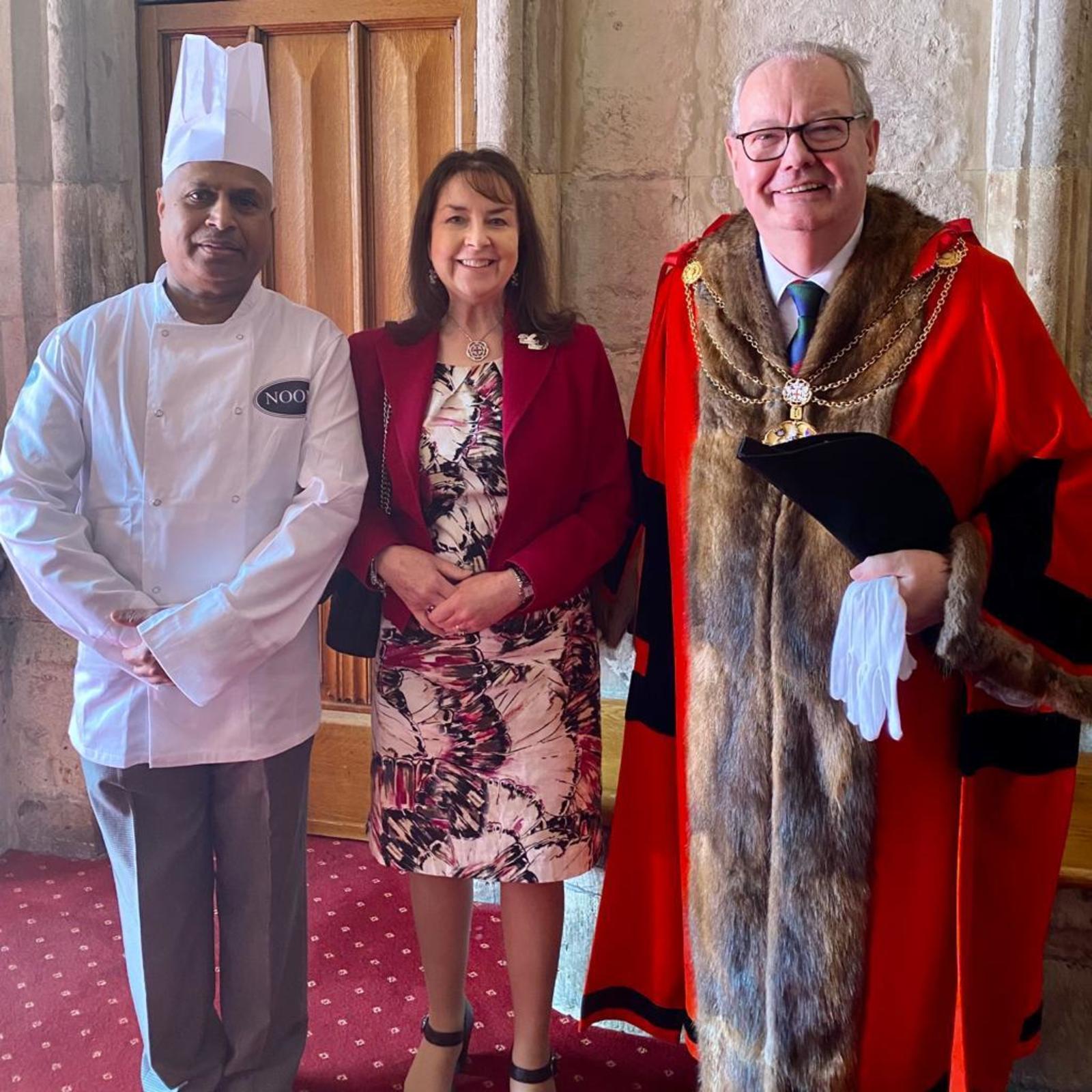 30 Mar 23 - The Lord Mayor's Big Curry Lunch, with massive support from the City’s Livery Companies, over 1600 people were treated to an excellent curry lunch prepared as usual by Head Chef of Noon Foods, Mr Rao