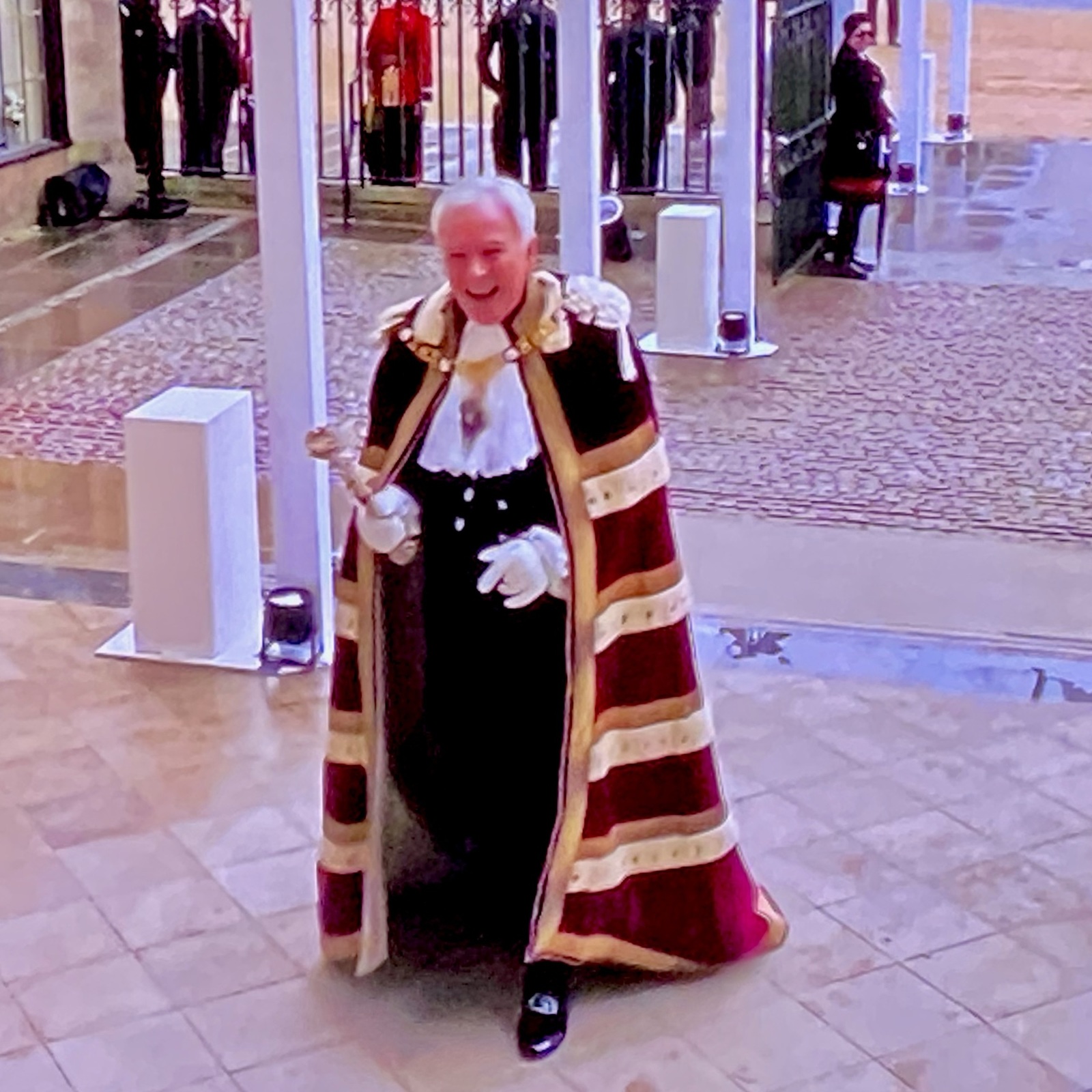 6 May 2023 - The City and the craft skills of The Livery had a real part to play in the Coronation. The Lord Mayor wore the Coronation Robe from the Skinners; and critically, the new Anointing Screen, gifted by the Livery and Corporation, shielded the King from public gaze at the most sacred moment in the Coronation