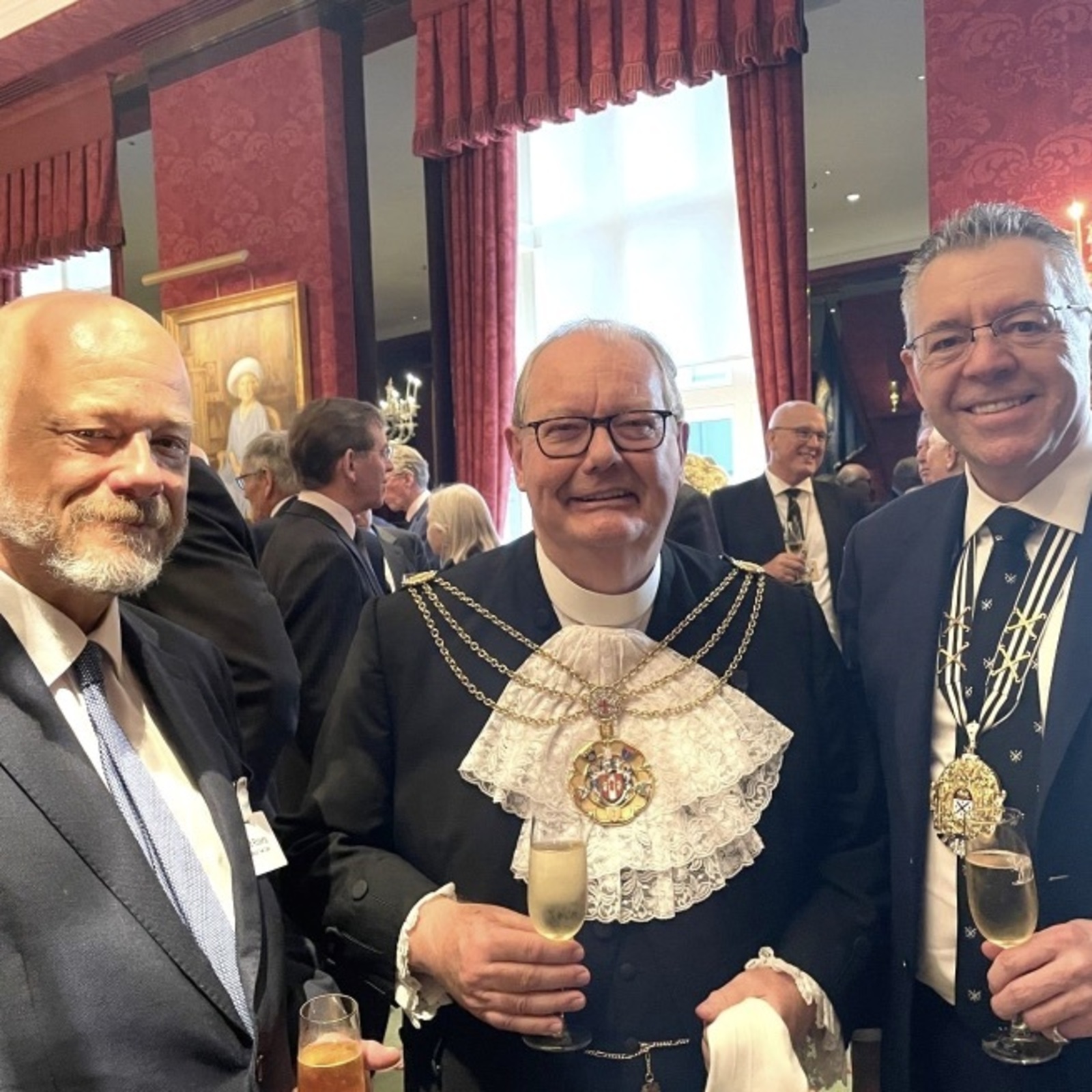 8 June 2023 - So nice to meet up with so many Livery Masters and old friends at The Livery Committee Annual Reception at Grocers Hall.
