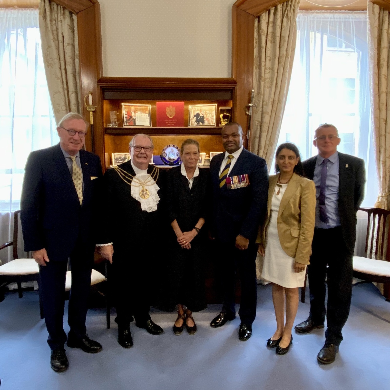 18 July 2023 - Honoured to host the amazing Johnson Beharry VC of JBVC Foundation, Aneeta Prem MBE of Freedom Charity, Patrick Green of The Ben Kinsella Trust and Lucy Keenan from The Hardman Trust at an Old Bailey luncheon.