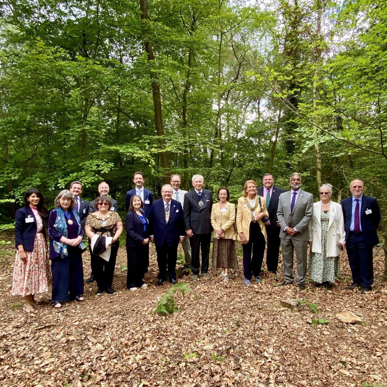 19 July 2023 - Great to visit the City’s Burnham Beeches and see the Lord Mayor exert his privilege to pollard a tree…followed by lunch at the splendid Dorneywood.