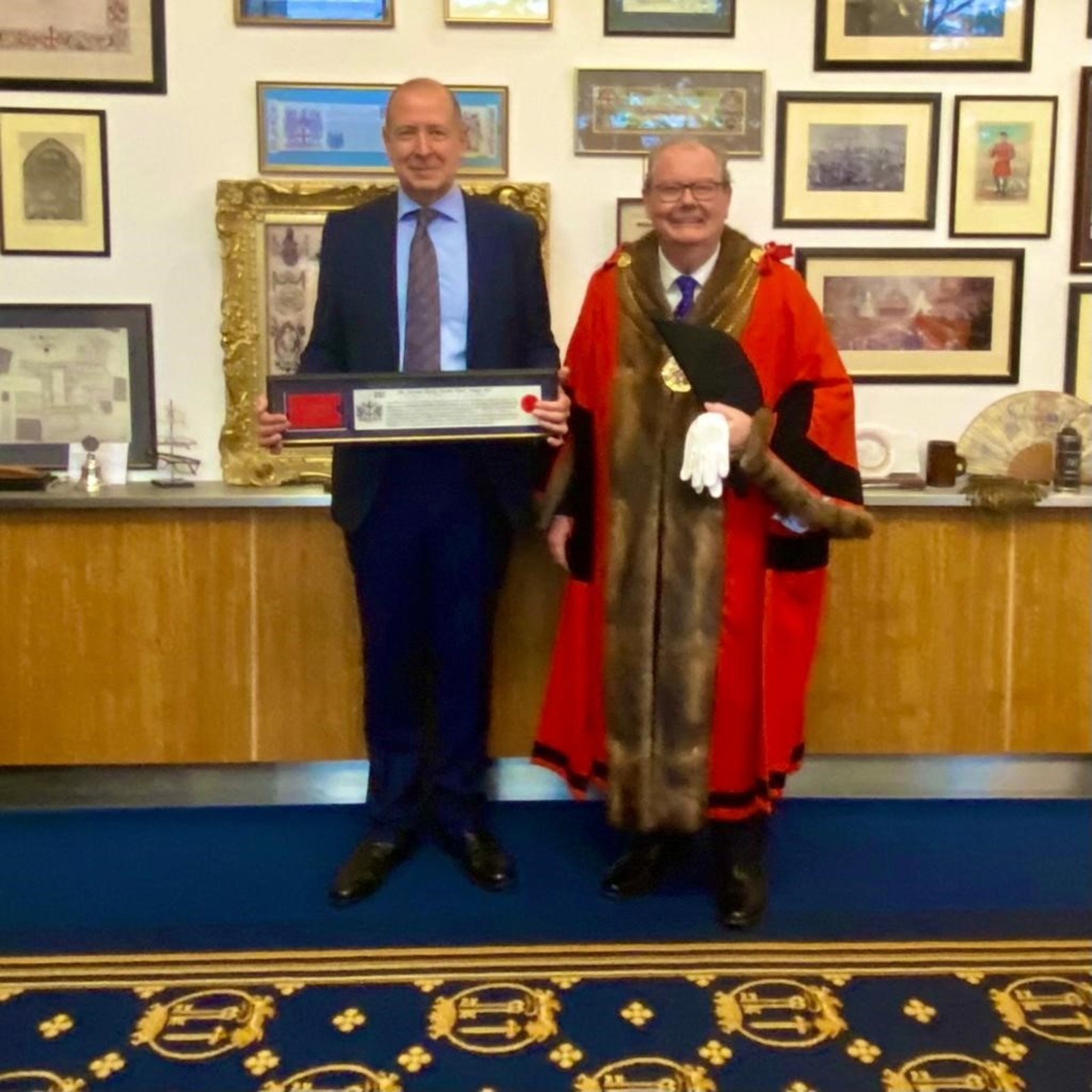 24 August 2023 - At was a real pleasure to attend His Honour, Old Bailey Judge, Simon Mayo KC’s Freedom Ceremony at The Chamberlain’s Court.