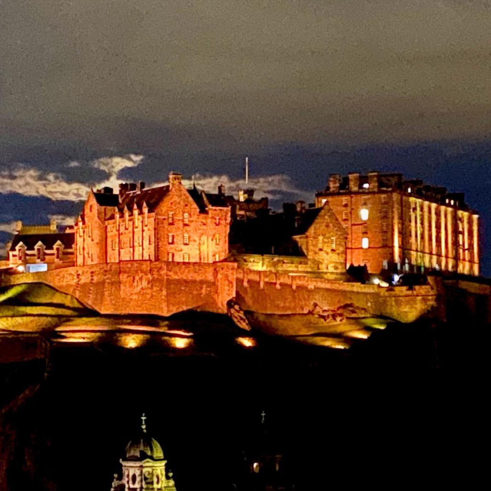 2 September 2023 - One of many faces of Edinburgh Castle.