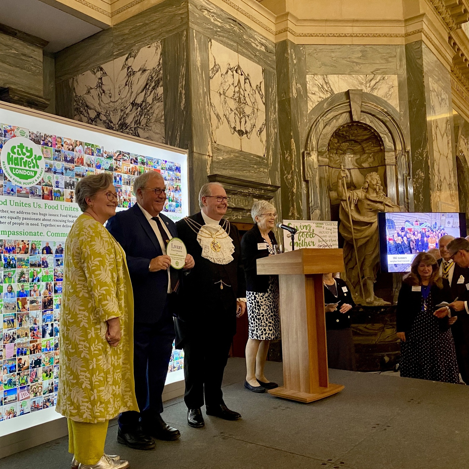 18 September 2023 - I was pleased to hold a Reception for The Livery Food Initiative at The Old Bailey.