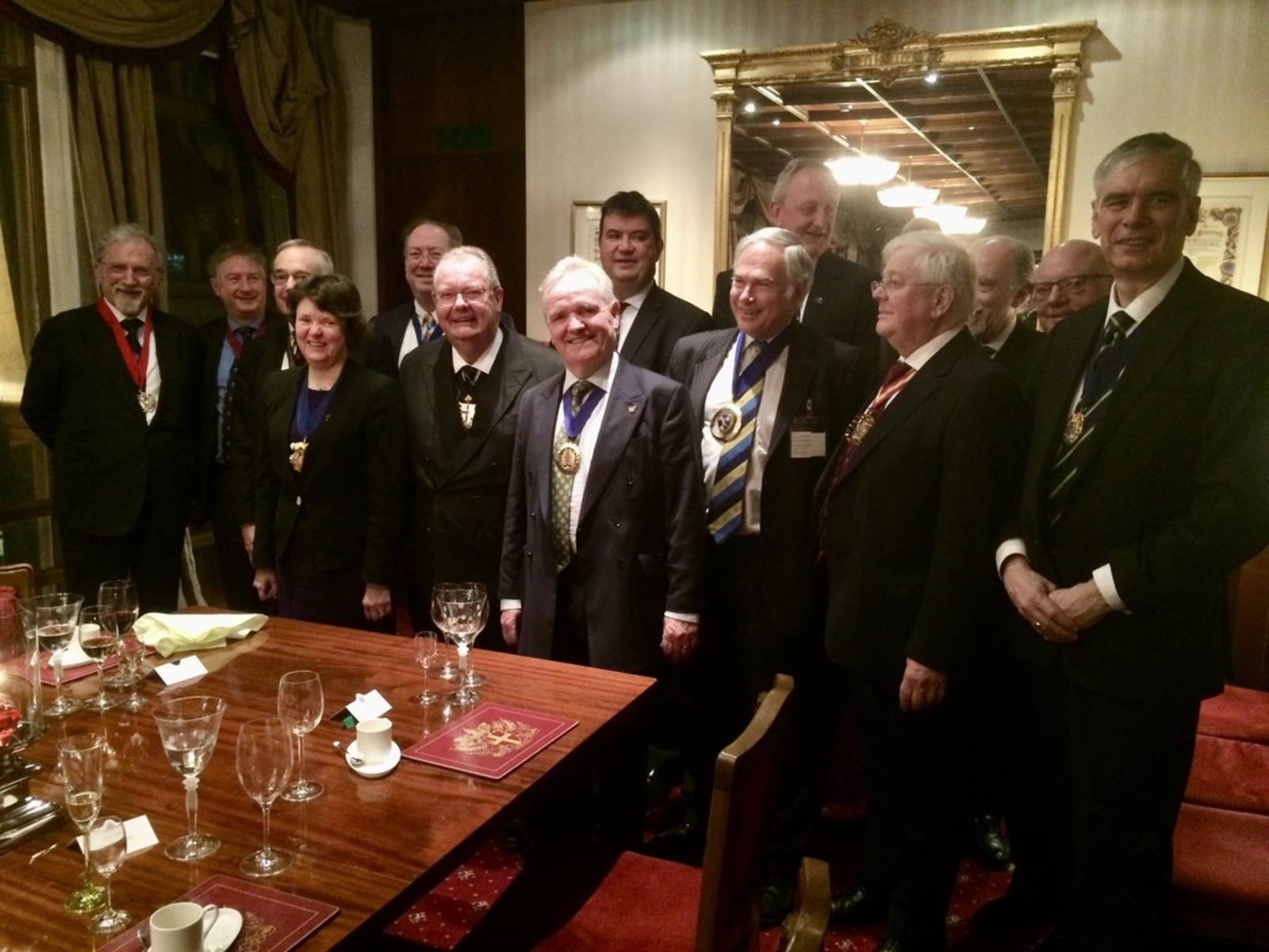 Chairman of the FSG with  Masters at Guildhall