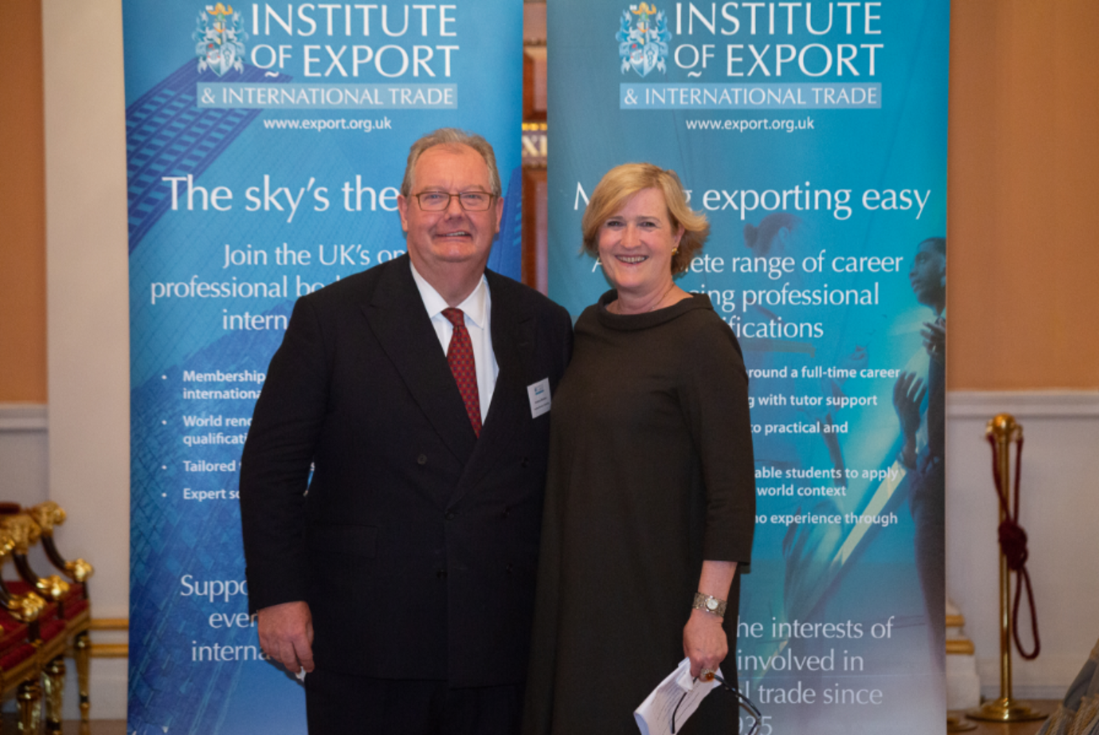 Institute of Export Awards with Director General Lesley Batchelor OBE